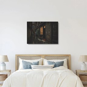 Kép - Londoni utca (üvegen) (70x50 cm)