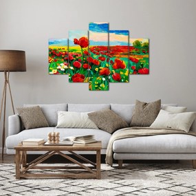 Kép egy mező mákkal (150x105 cm)