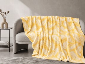 FIEN mikroplüss pléd 150x200 cm, sárga