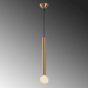 Aranyszínű függőlámpa fém búrával ø 4 cm Tempo – Opviq lights