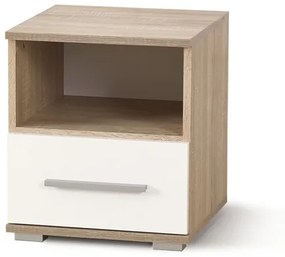 Éjjeliszekrény Lima SN 1 (szonoma tölgy + fehér). 796280