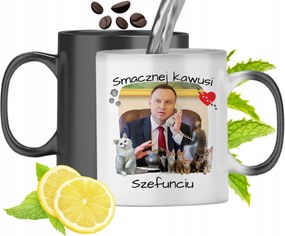 Duda András Színváltó Mágikus Bögre fényképes nyomtatással