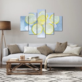 Citrom a jégben képe (150x105 cm)