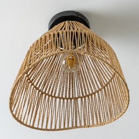 Brilagi - LED felületre szerelhető csillár CERIA BOHO 1xE27/40W/230V átm. 30 cm barna