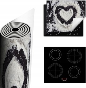 Tűzhelyvédő Szőnyeg Több Helyet Biztosít 60x52 szív