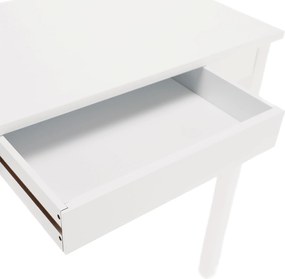 Konzolasztal, fehér, AMYNTAS