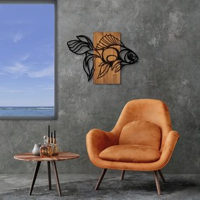 Fém fali dekoráció, 58×80 cm – MA-306
