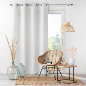 Fehér mikroszálas függöny 140x280 cm Absolu – douceur d'intérieur