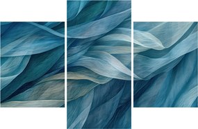 Kép - Kék és fehér fodrok (90x60 cm)