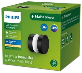 Philips - LED Kültéri fali lámpa LAVEN LED/6W/230V 2700K IP44