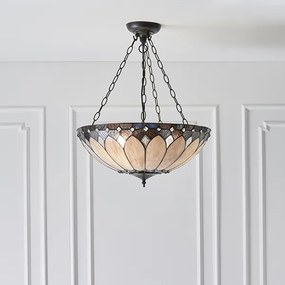 Endon klasszikus tiffany függeszték brooklyn sötétbarna sokszínű end63976
