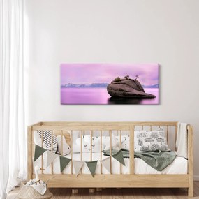 Kő a tengerben képe (120x50 cm)
