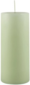 IB Laursen Zöld oszlopgyertya LIGHT GREEN 15 cm