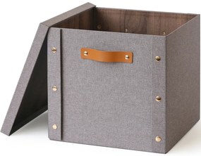 Kitchisimo 2 db tárolódoboz fedéllel 30 × 30 × 28cm, L