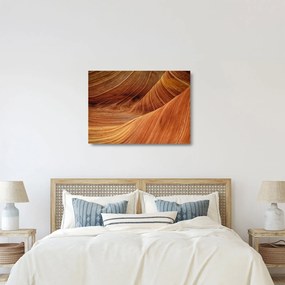 Kép - Vörös homok (üvegen) (70x50 cm)