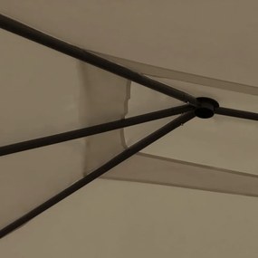 tópszínű pavilon 3 x 4 x 2,6 m 160 g/m²