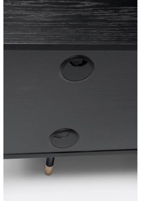 Jugend barna-fekete TV-állvány - Woodman