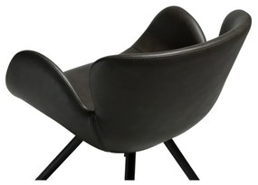 Szürke kárpitozott karfás étkezőfotel Gaia – DAN-FORM Denmark