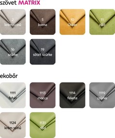 Ülőgarnitúra, textilbőr barna/szövet barna, SANTIAGO U