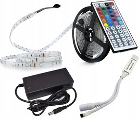 Led Szalag Szett Rgb 5050 IP65 30/M+TÁPEGYSÉG,TÁVIRÁNYÍTÓ44