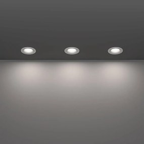 Eglo 902272-3 darabos LED szett SALABATE fürdőszobai beépíthető lámpa, LED/4,9W/230V, Ø8,8 cm, IP65, fehér