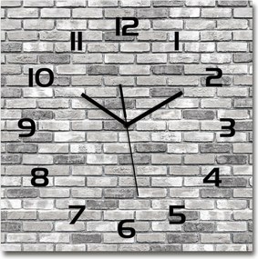 Üveg falióra, nagy téglafal 60x60