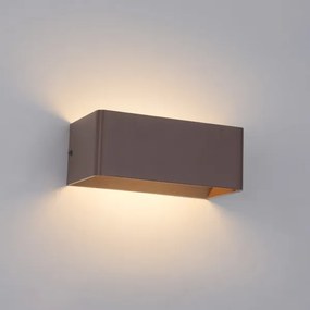 Brilagi - LED Kültéri fali lámpatest DONNANI LED/7W/230V 20 cm barna IP44