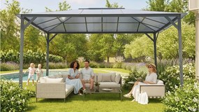 kerti pavilon LANITPLAST 43 antracit + bronz PC LG2469