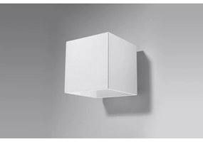Fehér fali lámpa Geo – Sollux