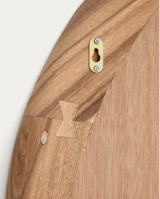 Fali tükör tömörfa kerettel 60x107 cm Selem – Kave Home