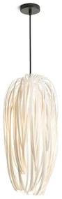 RENDL R13315 ZALA függő lámpatest, dekoratív fehér PVC/fekete
