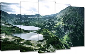 Vászonkép 100x60 Tátra völgy 5 tó