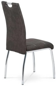 Vintage Szürke Szövet Étkezőszék. HC-486 GREY3