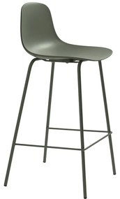 Khaki műanyag bárszék (ülésmagasság 67,5 cm) Whitby – Unique Furniture