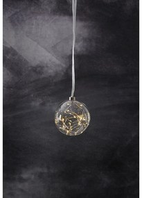 Fehér karácsonyi fénydekoráció ø 15 cm Glow – Star Trading