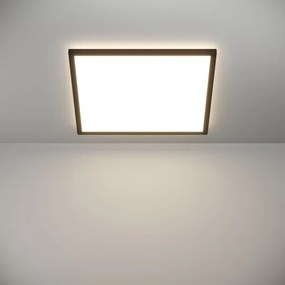 Eglo 901444- LED Fürdőszobai mennyezeti lámpa ROVITO 17W/230V 50x50 cm IP44 fekete