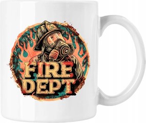 Tűzoltó bögre Mentő 6 Fehér 330ml