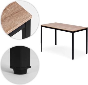Konyhai asztal tölgyfa 120 x 60 cm - univerzális asztal 4-5 fő részére