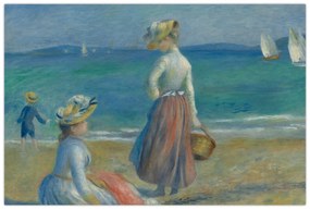 Kép - Auguste Renoir, Figures on the Beach, reprodukciók (90x60 cm)