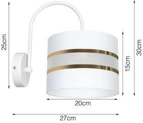 Fali lámpa CORAL 1xE27/60W/230V fehér