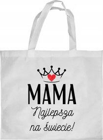 Táska Fehér 40 x 40 cm Anya A Legjobb A Világon