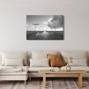 Kép - Sétány a parton (90x60 cm)
