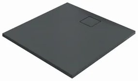 Zuhanytálca négyzet Hüppe EasyFlat 100x100 cm öntött márvány antracit matt EF0102.128