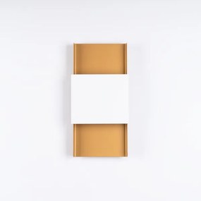 Sollux SL.1353 - Fali lámpa DURLIN 2xG9/8W/230V arany/fehér