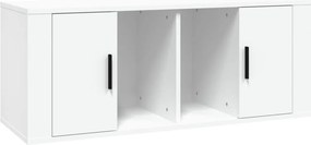 vidaXL fehér szerelt fa TV-szekrény 100 x 35 x 40 cm