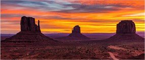 Kép - Emlékmű - völgy Arizonában (120x50 cm)