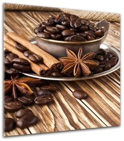 Glasspik Coffee kép, 30 x 30 cm - Styler