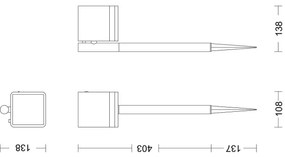 Philips - LED Napelemes lámpa VIRONA LED/1,8W/3,7V 2700K IP44
