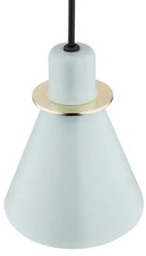 Argon 4682 - Csillár zsinóron BEVERLY 1xE27/15W/230V kék/arany