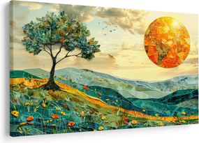 Kép - Tájkép illusztráció (90x60 cm)